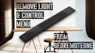 BOTF #Shorts - BeoRemote One Hack - How to Remove Light/Control in List Menu