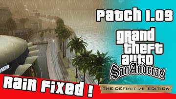 Rain 💧💧 in GTA San Andreas 🦹🏿 Definitive Edition 🔥PATCH 1.03🔥 [RTX 2060, Max Settings]