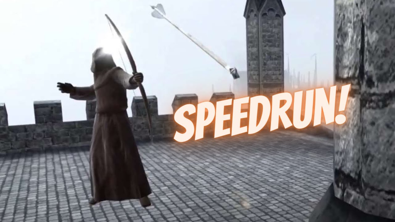 In Death Unchained. Bow & Basic Arrows Speedrun. VR Oculus Quest 2