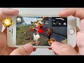 Iphone 5s Free Fire Gameplay ⚙️Settings Free Fire max HUD DPI  MACRO 1 gb ram🔥Part-1