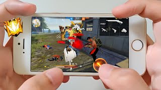 Iphone 5s Free Fire Gameplay ⚙️Settings Free Fire max HUD+DPI+ MACRO 1 gb ram🔥Part-1