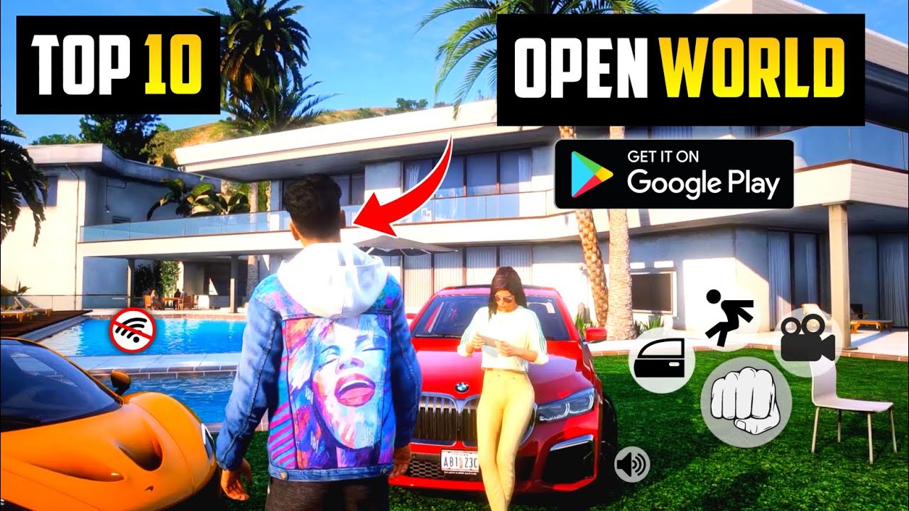 Top 10 Best OPENWORLD Games For Android In 2024 | Best Graphics (Online ...