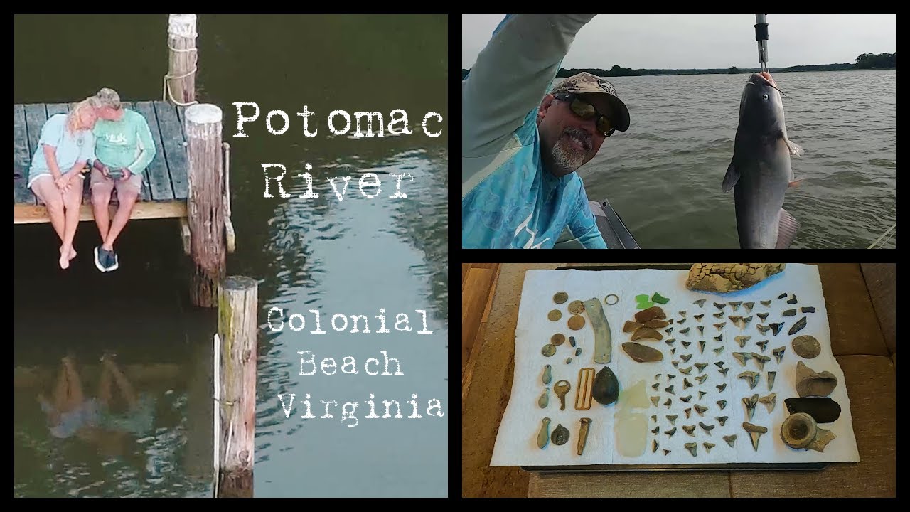 Hunting for Treasure, shark teeth and fishing on the Potomac River