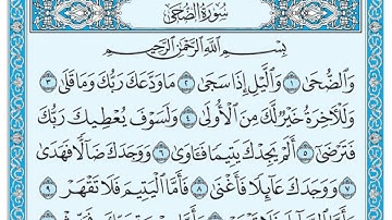 سورة الضحى مكتوبة / عبد الباسط عبد الصمد www.qoranet.net