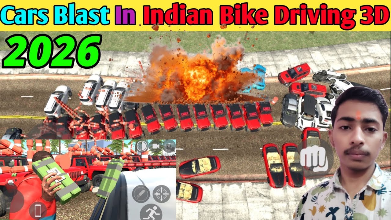 Car Blast in Indian bike driving 3D 2026 🤯 Yeh Nahi Dekha Toh Kuch Nahi Dekha #trending #gaming 