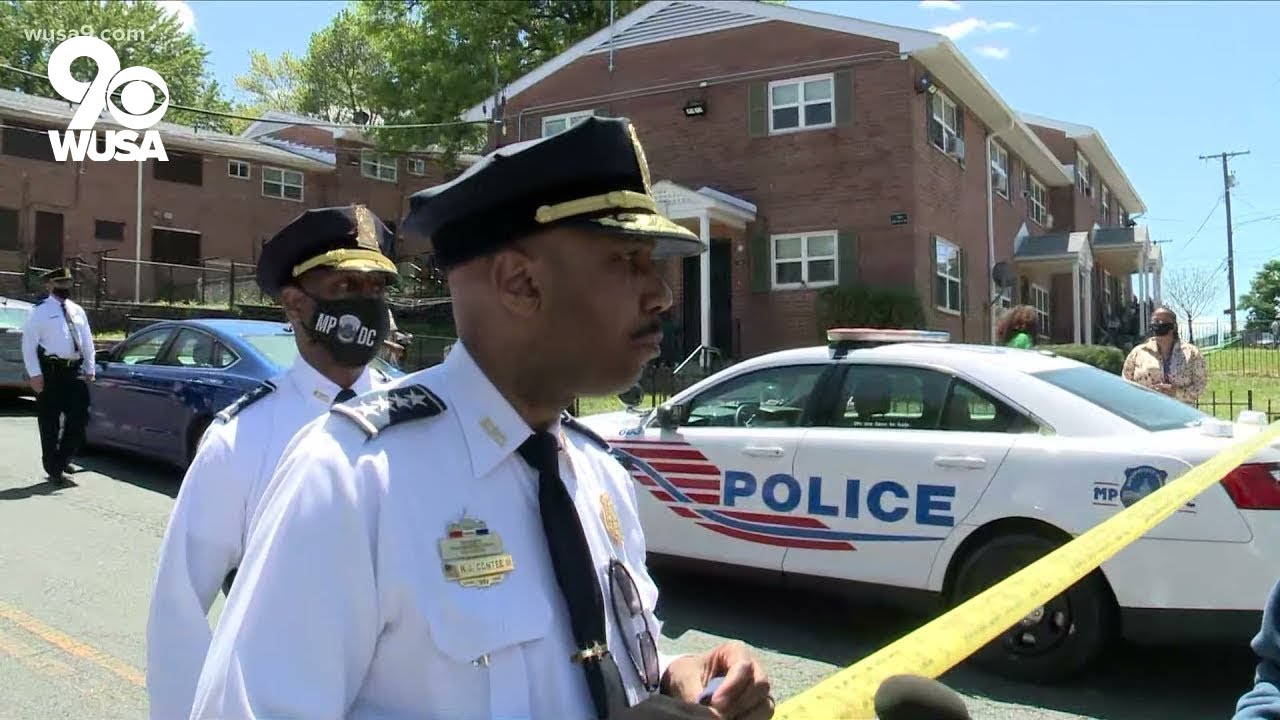 DC police on scene of quadruple shooting in Southeast - YouTube