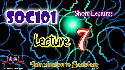 SOC101 | Lecture 7 | Social Group | Short Lecture VU Short Lectures | Midterm Final term Preparation
