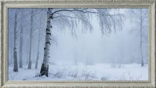 Frame TV Art 4K - Winter Birch Forest with Relaxing Music screenshot 5