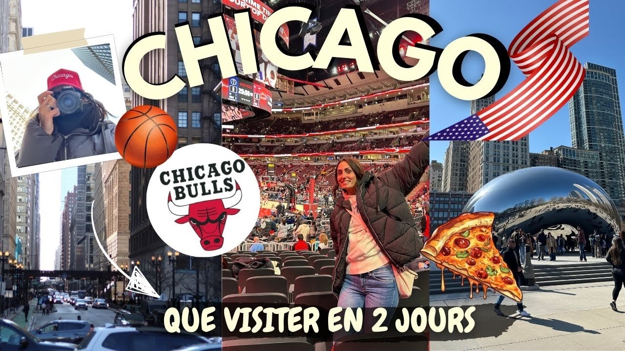 WEEK-END À CHICAGO: NBA, skyline & vibes américaines 🇺🇸✨
