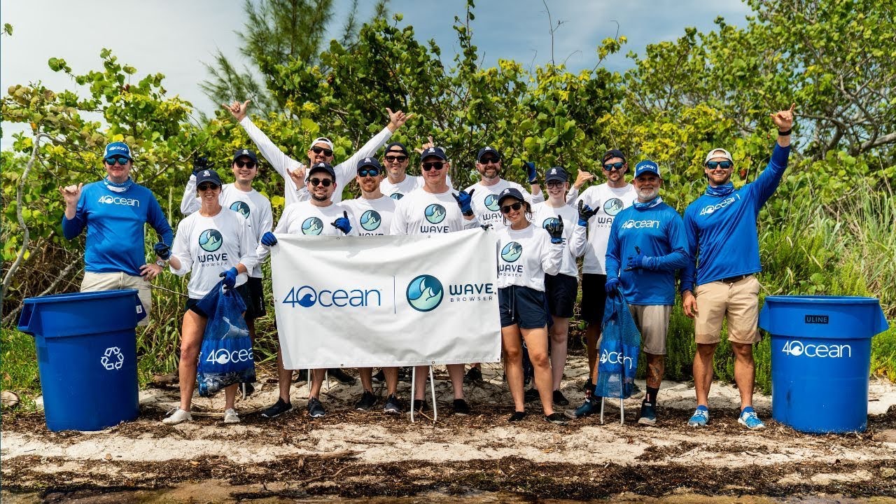 Wave Browser x 4ocean: Surf the Web. Save the Ocean. 🌊