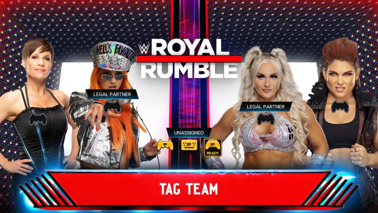 Phoenix Royal Rumble WWE 2K24 Gigi Dolin & Molly Holly vs. Tiffany Stratton & Beth Phoenix ...