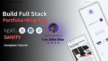 🔴 Build & Deploy a Complete Portfolio & Blog App with Next.js,Typescript, Framer Motion, and Sanity