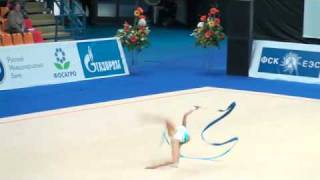 Dina Averina Russia ribbon GP Moscow  Гран При 2011 360p