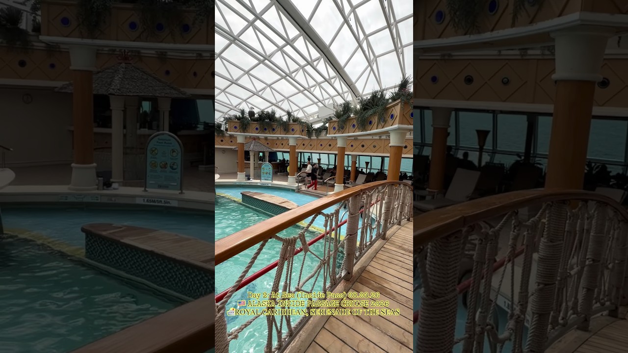 🟢🇺🇸 Day 2 At Sea || Alaska Cruise 2026 || Serenade of the Seas || Royal Caribbean #alaskacruise