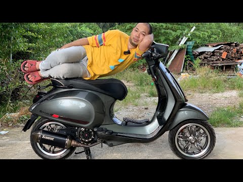 Video Vespa Độ Full Option mùa dịch Covid - youtube