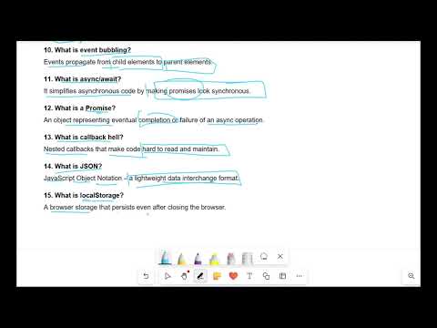 Top 30 Javascript Interview Questions with Answers 2026
