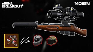 I play using the ergonomic mini Mosin build | Arena Breakout