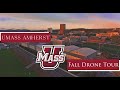 Umass amherst  autumn campus drone tour