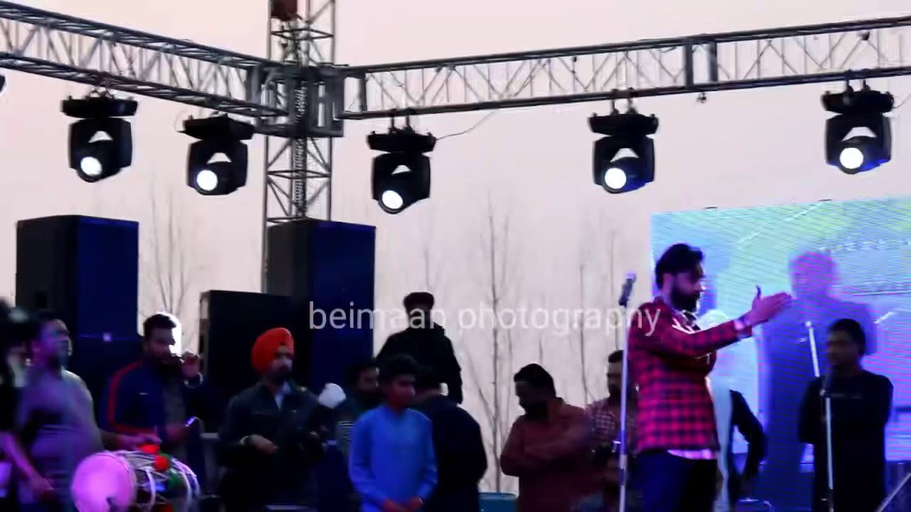 Babbu maan  latest  live  bhaowal live  25 February 2018 best live