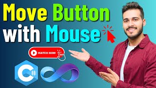 CSharp Tutorial: Change Button Location with Mouse Movement in Visual Studio Form