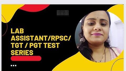 Lab Assistant Home Science Test Series