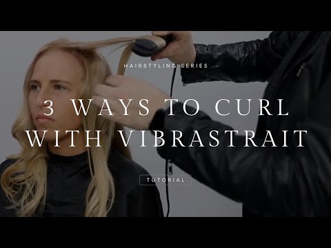 3 CURL TECHNIQUES WITH THE VIBRASTRAIT PRO VIBRATING FLAT IRON | MATT BECK