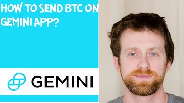 How to send BTC on Gemini app
