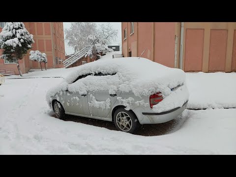 SABAHIN SÜRPRİZİ KARDA ARABA KULLANMAK NELERE DİKKAT EDİYORUM