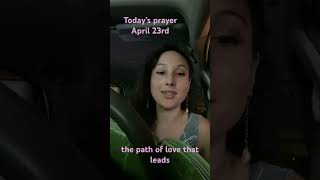 Today’s prayer April 23rd #faith #faithhabits #motivation #Bible #scripture #keepgoing #devotional
