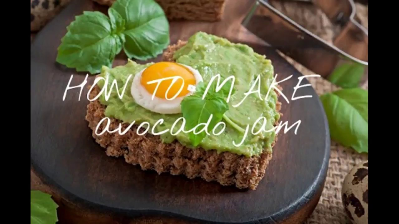 How to make avocado jam Cara membuat selai alpukat (revisi) YouTube