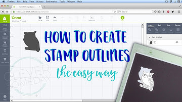 Creating Stamp Outlines in Cricut Design Space the Easy Way