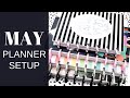 MAY PLANNER SETUP | Classic, Mini, Skinny Classic & Budget Happy Planners