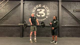 Straight Arm Clean Pull