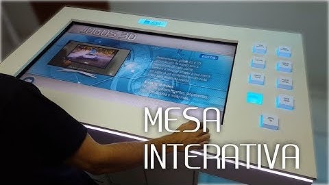 Mesa Interativa com Cubos - Nova Interativa