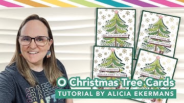 Get a Head Start on Christmas Cards with O Christmas Tree Cardmaking Kit | @CallMeCraftyAl