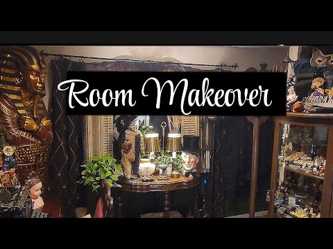 Whimsical Dark Academia Office Makeover