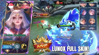 FINALLY LUNOX FULL SKIN‼️ Try out lunox legend divine godness 🐈☯️✨