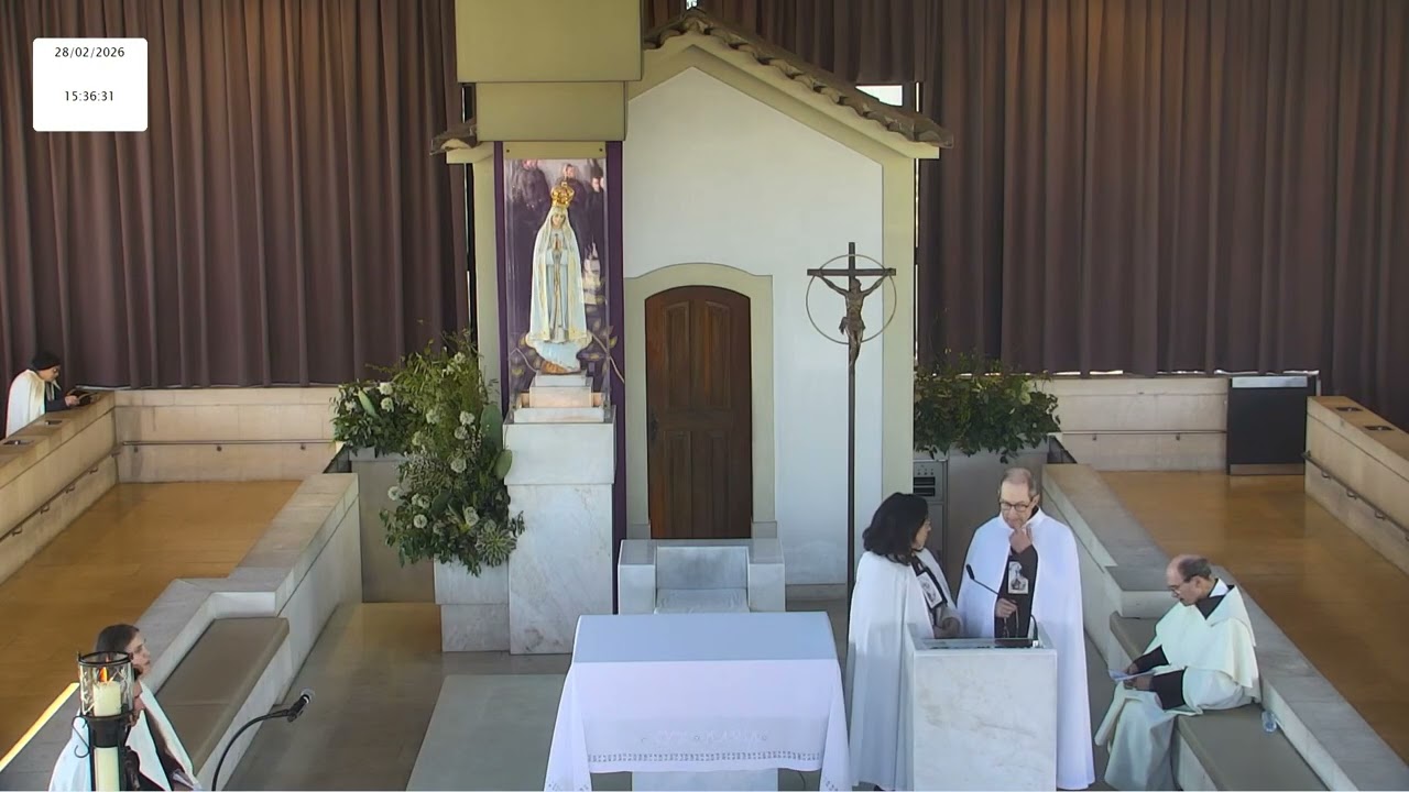 Terço a Nossa Senhora de Fátima desde a Capelinha das Aparições 28.02.2026
