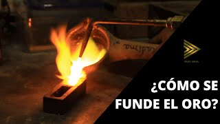 ¿Cómo se funde el oro