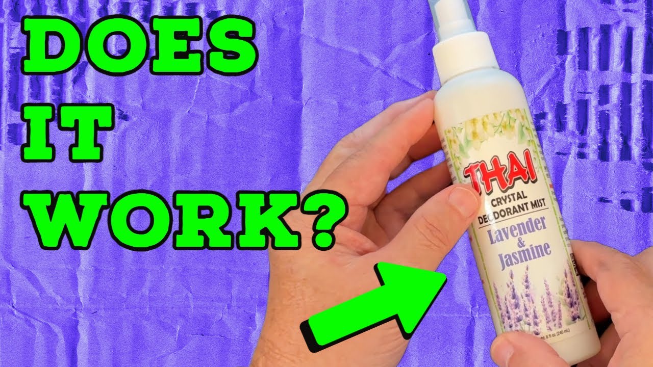 Thai Deodorant Spray 8 oz, Thai Deodorant Stone Crystal Mist, Natural