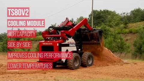 Takeuchi TS80V2 Cooling Module Feature