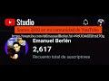 Somos 2600 en mi comunidad de YouTube https://youtube.com/@EmanuelBerlen?si=496UOA8ZUtt617Og