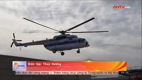 Cận cảnh trực thăng hoạt động tại bệnh viện đầu tiên của Việt Nam