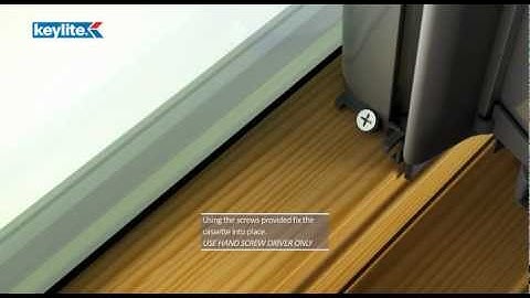 How to install - Manual Keylite Blinds (Animated)