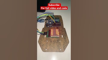 LED MATRIX Display || Fun with Robotics || Atharv #arduinoproject
