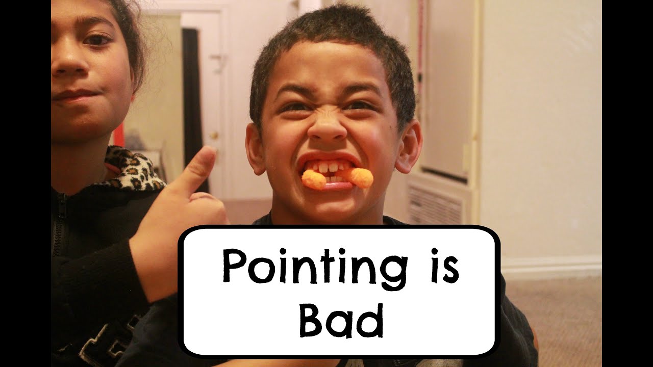 Pointing is Bad - YouTube