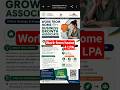 Work from home ### 4LPA businesses associate