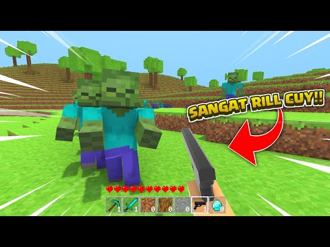 Aku Mencoba Bermain Minecraft Paling Super Realistis!!