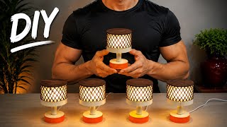 ..Turn Simple Materials Into Beautiful Table Lamp | DIY Home Decor Idea #UniqueCrafts