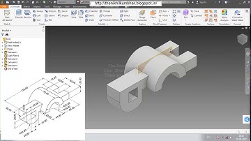 Test Part 6 - Autodesk Inventor 2017 Tutorial - Creating Isometric Drawing